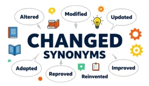 changed synonyms