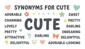 synonyms for cute