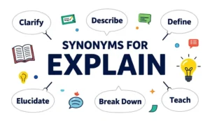 synonyms for explain