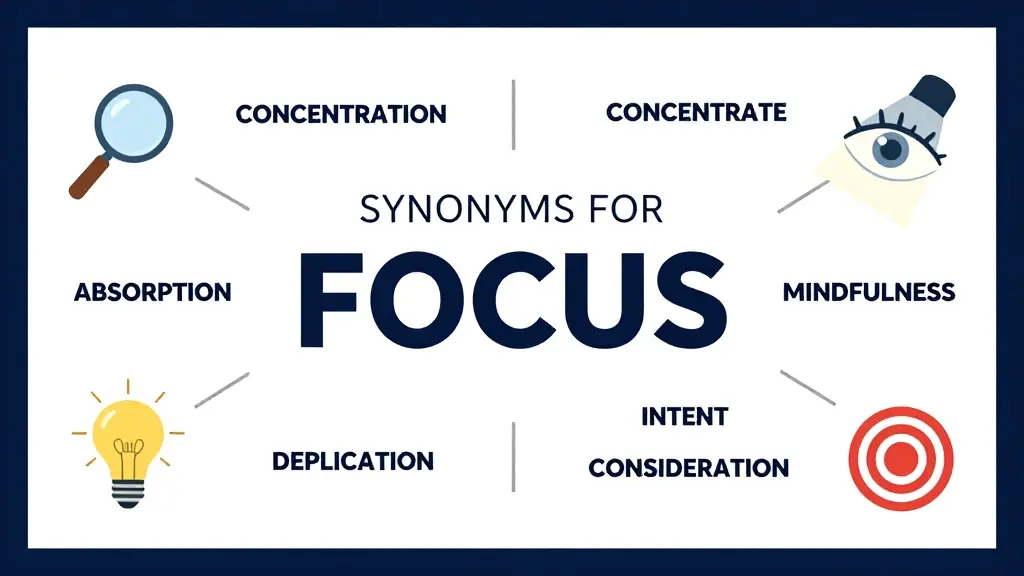 synonyms for focus
