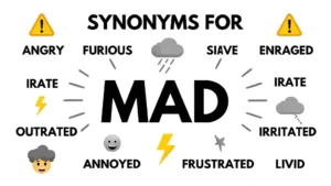 mad synonyms