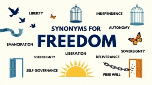 synonyms for freedom