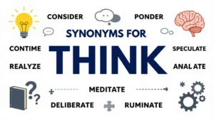 synonyms for think